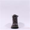Rieker Laced Ankle Boot With Side Zip - Brown Combi
